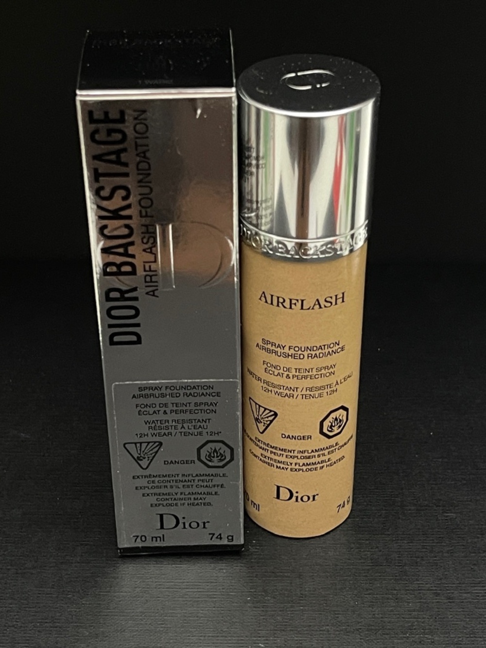 New RARE Christian Dior Backstage Airflash Spray Foundation 70ml-1W(101)